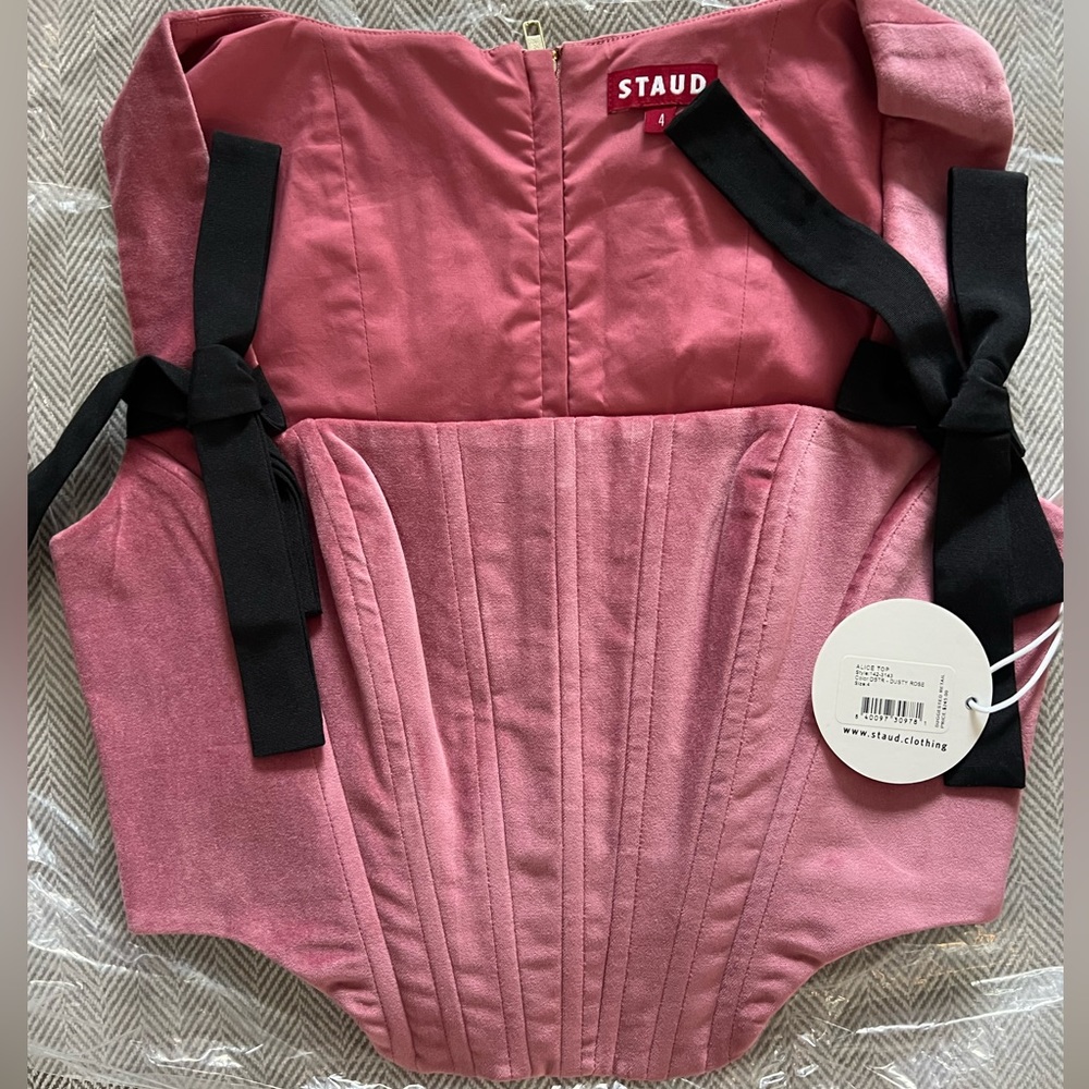 NWT STAUD ALICE TOP (Dusty Rose)